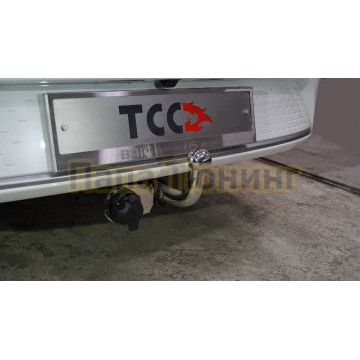 Фаркоп (оцинкованный, шар A нерж.) ТСС для Baic U5 Plus Luxury 2023-