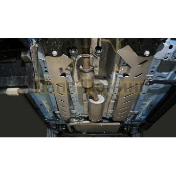 Защита топливной магистрали (алюминий) 4мм ТСС для Kaiyi X3 pro 2023-