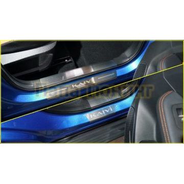 Накладки на пластиковые пороги (лист шлифованный) 4шт ТСС для Kaiyi X3 pro 2023-