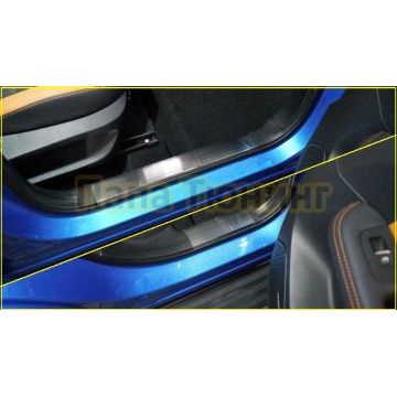 Накладки на пластиковые пороги (лист шлифованный) 4шт ТСС для Kaiyi X3 pro 2023-