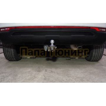 Фаркоп (оцинкованный, шар E нерж.) ТСС для BAIC X35 2023-