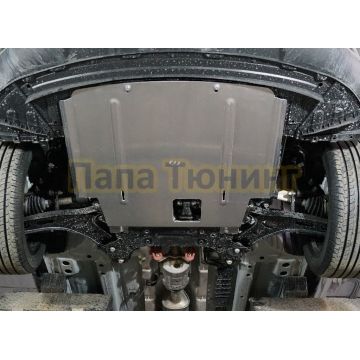 Защита картера и КПП (алюминий) 4мм ТСС для BAIC X35 2023- Защита картера и КПП (алюминий) 4мм ТСС для BAIC X35 2023-