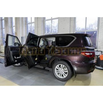 Пороги выдвижные электрические ОЕМ для Nissan Patrol VI 2010-