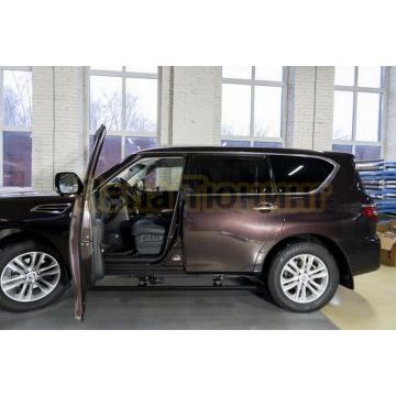Пороги выдвижные электрические ОЕМ для Nissan Patrol VI 2010-