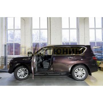 Пороги выдвижные электрические ОЕМ для Nissan Patrol VI 2010-