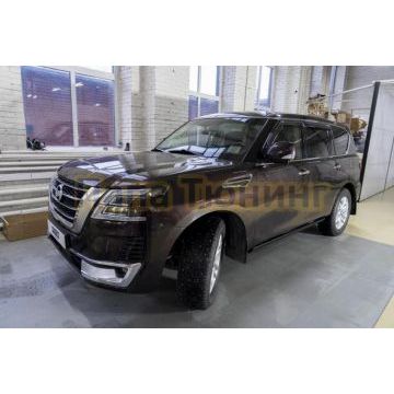 Пороги выдвижные электрические ОЕМ для Nissan Patrol VI 2010-