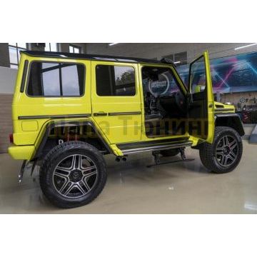 Пороги выдвижные электрические ОЕМ для Mercedes Benz G-class II (short) 2006-2018