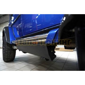 Пороги выдвижные электрические ОЕМ для Mercedes Benz G-class II (short) 2006-2018