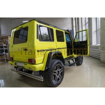 Пороги выдвижные электрические ОЕМ для Mercedes Benz G-class II (short) 2006-2018