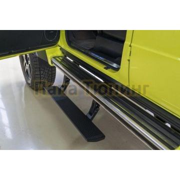 Пороги выдвижные электрические ОЕМ для Mercedes Benz G-class II (short) 2006-2018