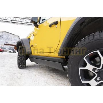 Пороги выдвижные электрические ОЕМ для JEEP Wrangler 3d 2018-