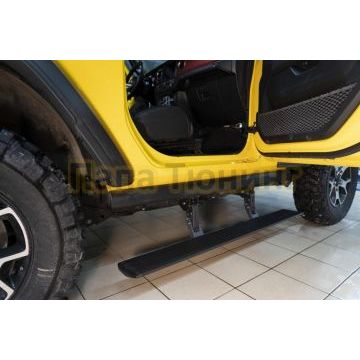 Пороги выдвижные электрические ОЕМ для JEEP Wrangler 3d 2018-