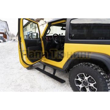 Пороги выдвижные электрические ОЕМ для JEEP Wrangler 3d 2018-