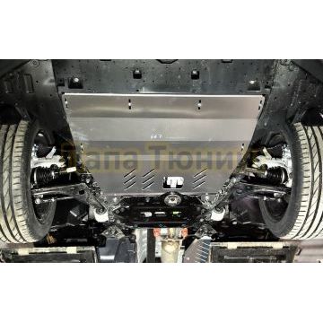 Защита картера и КПП (алюминий) 4мм ТСС для GAC GS8 2023-/GAC GS8 Hybrid 2023- Защита картера и КПП (алюминий) 4мм ТСС для GAC GS8 2023-/GAC GS8 Hybrid 2023-