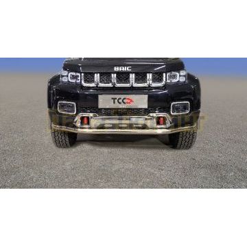 Защита передняя нижняя 60,3 мм ТСС для Baic BJ40 2023-