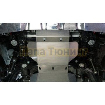 Защита радиатора (алюминий) 4мм ТСС для Baic BJ40 2023-