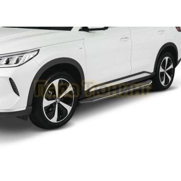 Порог-площадка "Premium" A180ALP + комплект крепежа, RIVAL, BYD Song Plus 2023-