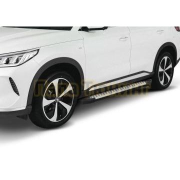 Порог-площадка "Bmw-Style" D180AL + комплект крепежа, RIVAL, BYD Song Plus 2023-