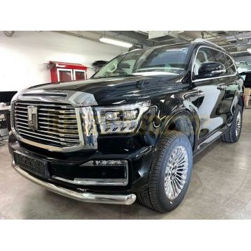 Защита переднего бампера d76 мм Папа Тюнинг для Tank 500 2023-