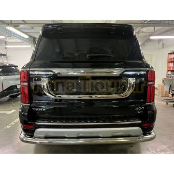 Защита заднего бампера угловая большая d76 мм Папа Тюнинг для Tank 500 2023-