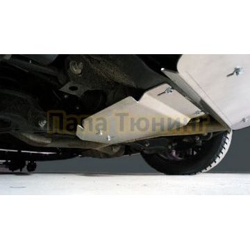 Защита заднего редуктора (алюминий) 4мм ТСС для GAC GS8 2023-/GAC GS8 Hybrid 2023-