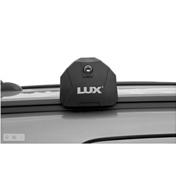 Багажная система БС6 LUX SCOUT серебристая на интегрированные рейлинги для Renault Talisman универсал 2020-