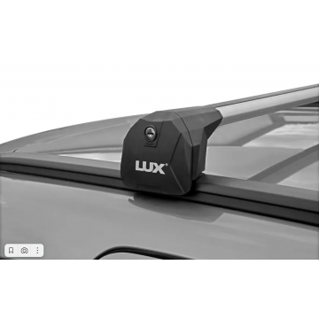 Багажная система БС6 LUX SCOUT серебристая на интегрированные рейлинги для Renault Talisman универсал 2020-