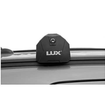 Багажная система БС6 LUX SCOUT черная на интегрированные рейлинги для Renault Talisman универсал 2020-