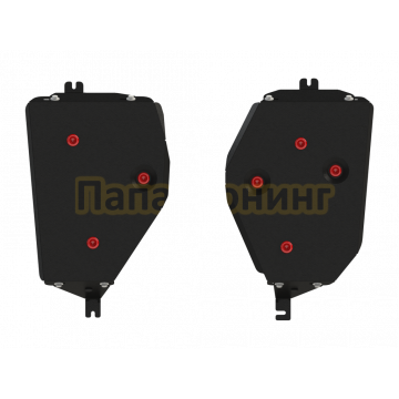 Защита бензобака сталь 2,0 мм Шериф для EXEED LX 2021 - Защита бензобака сталь 2,0 мм Шериф для EXEED LX 2021 -