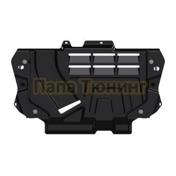 Защита картера и КПП сталь 2,5 мм Шериф для FORD Kuga 2013 - 2016 Защита картера и КПП сталь 2,5 мм Шериф для FORD Kuga 2013 - 2016