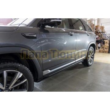 Пороги выдвижные электрические ОЕМ для Changan CS95 Plus Рест 2 2023-