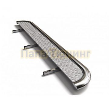 Порог с площадкой 42,4 мм ТСС для Sollers Atlant (L1H1) 2023-