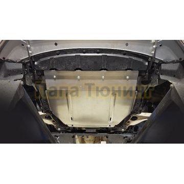 Защита картера и АКПП (алюминий) 4мм ТСС для Nissan X-Trail (T33) 2024-