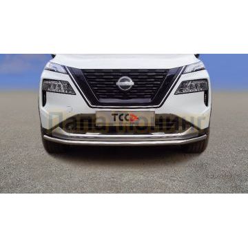 Защита передняя нижняя 42,4 мм ТСС для Nissan X-Trail (T33) 2024-