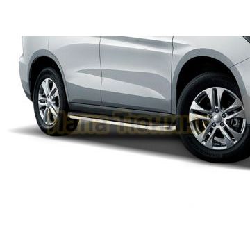 Порог-площадка "Premium" A180ALP + комплект крепежа, RIVAL, Haval M6, 2023-