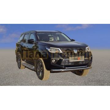 Защита передняя нижняя (двойная) 76,1/ 42,4 мм ТСС для Oting ПАЛАDИН 2024-