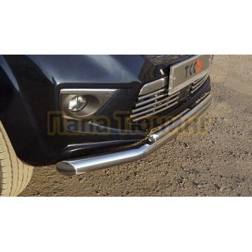 Защита передняя нижняя (двойная) 76,1/ 42,4 мм ТСС для Oting ПАЛАDИН 2024-