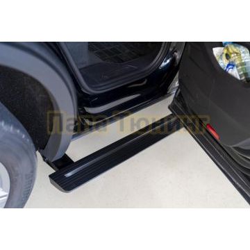 Пороги выдвижные электрические ОЕМ для Volkswagen Touareg II R Line (2011-2018)