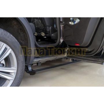 Пороги выдвижные электрические ОЕМ для Volkswagen Touareg II R Line (2011-2018)