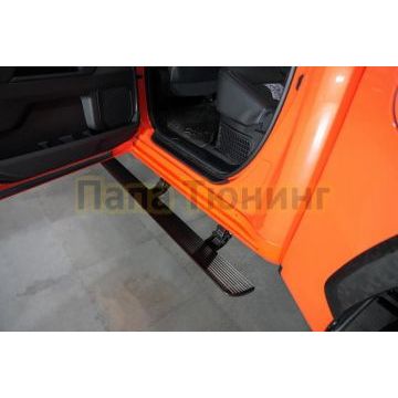 Пороги выдвижные электрические (ступень электрическая задняя) ОЕМ для Toyota Tundra III 2021-