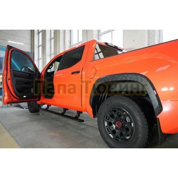 Пороги выдвижные электрические (ступень электрическая задняя) ОЕМ для Toyota Tundra III 2021-