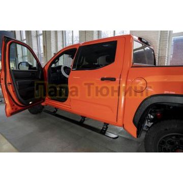 Пороги выдвижные электрические (ступень электрическая задняя) ОЕМ для Toyota Tundra III 2021-