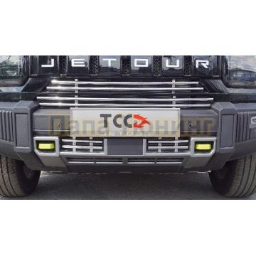 Решетка радиатора 16 мм 4 шт ТСС для Jetour T2 2024-