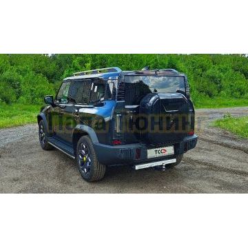 Защита порогов 42,4 мм ТСС для Jetour T2 2024-