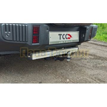 Фаркоп (оцинкованный, шар E нерж., надпись Jetour) ТСС для Jetour T2 2024- Фаркоп (оцинкованный, шар E нерж., надпись Jetour) ТСС для Jetour T2 2024-