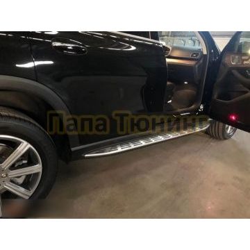 Пороги ОЕМ для Mercedes-Benz GLS-klasse I (X167) 2019-