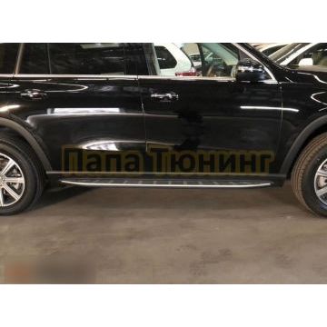 Пороги ОЕМ для Mercedes-Benz GLS-klasse I (X167) 2019-