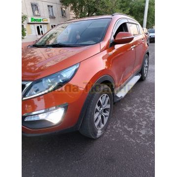 Пороги алюминиевые Rival Start для Hyundai ix35/Kia Sportage 2010-2015