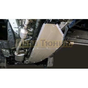 Защита бака и трубок (алюминий) 4мм 2шт ТСС для Changan CS95 2024-