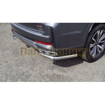 Защита задняя (уголки) 60,3 мм ТСС для Changan CS95 2024-